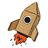 Cardboard Rocket